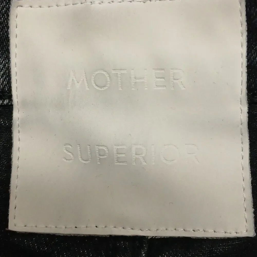MOTHER Superior The Tomcat Ankle Jeans Wash on The Fly Black High Rise Size 27